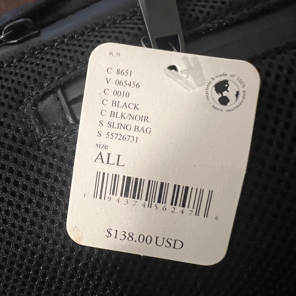 ✨NEW!✨Free People x Caraa Sling Bag Black Mesh - Picture 4 of 5